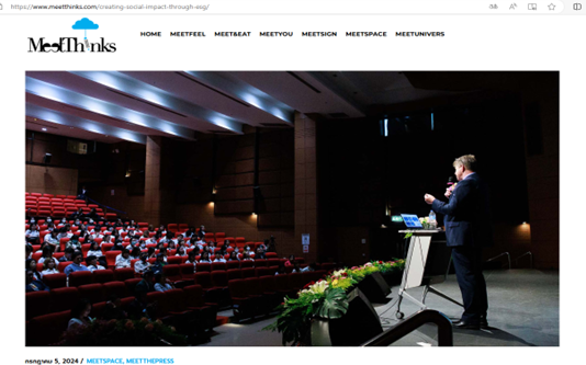 Creating Social Impact through ESG: Meetthinks