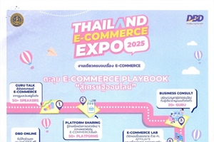 ประชาสัมพันธ์งานมหกรรม Thailand E-commerce Expo 2025 (15-16 สิงหาคม 2568)