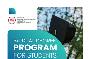 3+1 Dual Degree Program  with leading universities in the United Kingdom