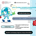 เปิดรับสมัครนิสิตใหม่ ประจำปีการศึกษา 2567 B.B.A. Global Business Management (International Program)