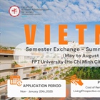 โครงการนิสิตแลกเปลี่ยน Exchange Program at FPT University (Ho Chi Minh City campus) Vietnam!